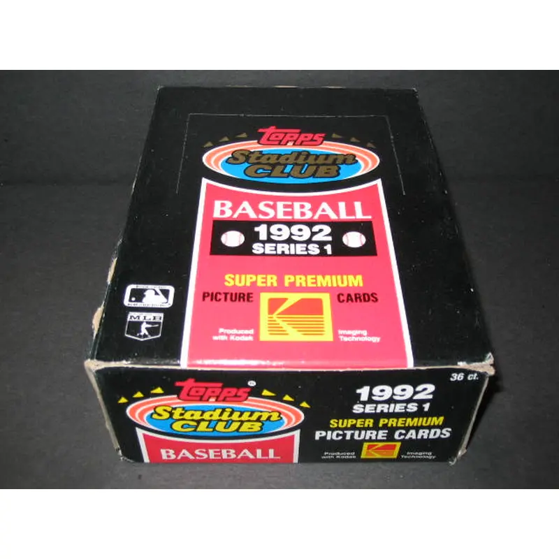 1992 Topps Stadium Club Baseball Series 1 Box