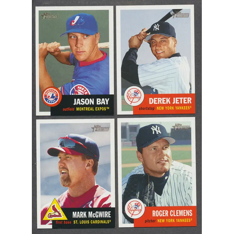 2002 Topps Heritage Baseball Complete Base Set NM/MT