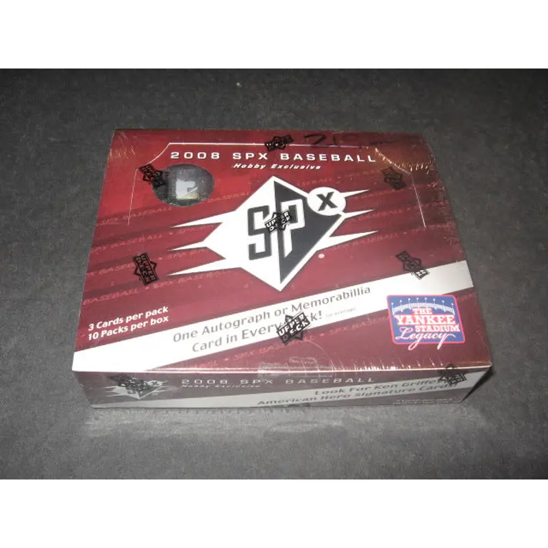2008 Upper Deck SPX Baseball Box (Hobby)