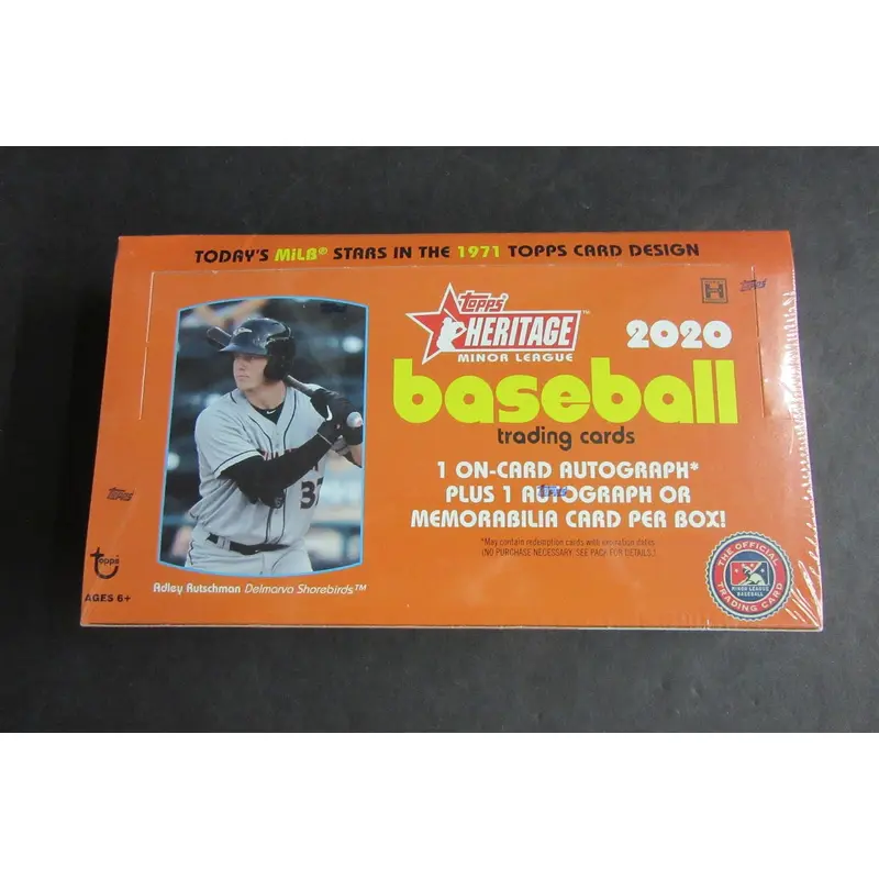 2020 Topps Heritage Minor League Baseball Box (Hobby) (18/8)
