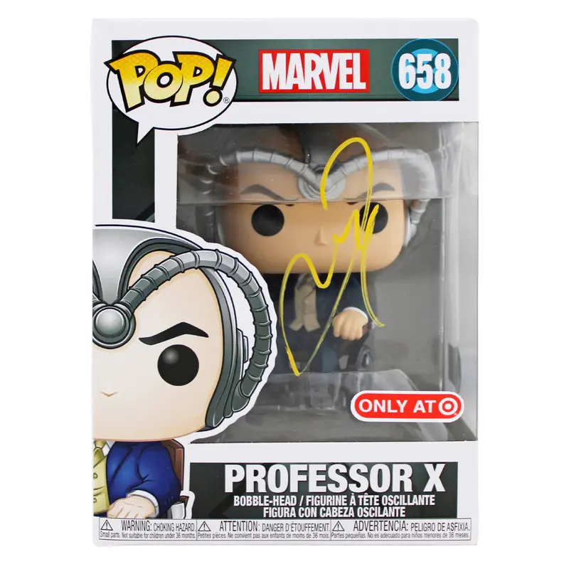 James McAvoy X-Men Signed Professor X #658 Funko Pop Vinyl Figure BAS #BP11633