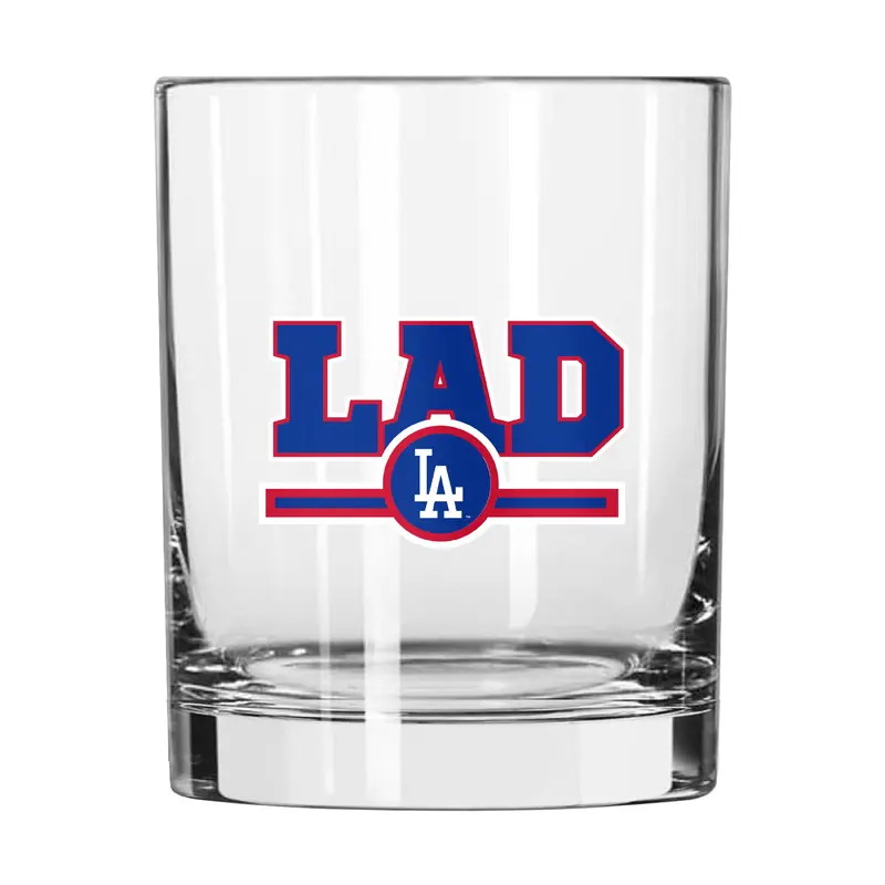 Los Angeles Dodgers 14oz Letterman Rock Glass
