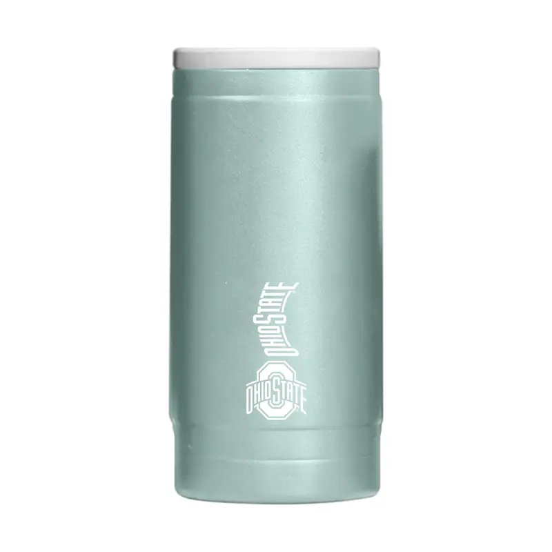 Ohio State  Vertical Powder Coat Slim Can Coolie