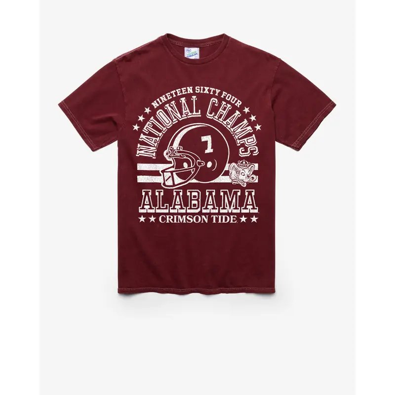 ALABAMA CRIMSON TIDE H-CHAMPS MONOCHROME VINTAGE '47 TUBULAR TEE
