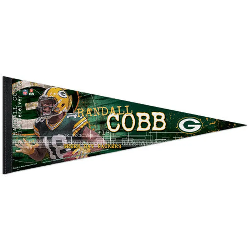 Randall Cobb "Superstar" Premium Felt NFL Collector's Pennant (2012) - Wincraft