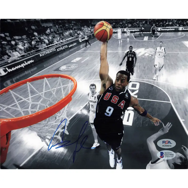 Andre Iguodala signed 8x10 photo PSA/DNA Autographed Team USA