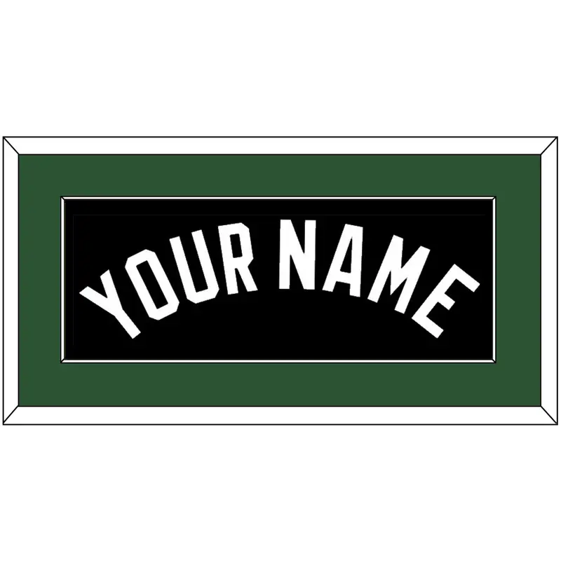 Milwaukee Name - Black Statement - Single Mat 2