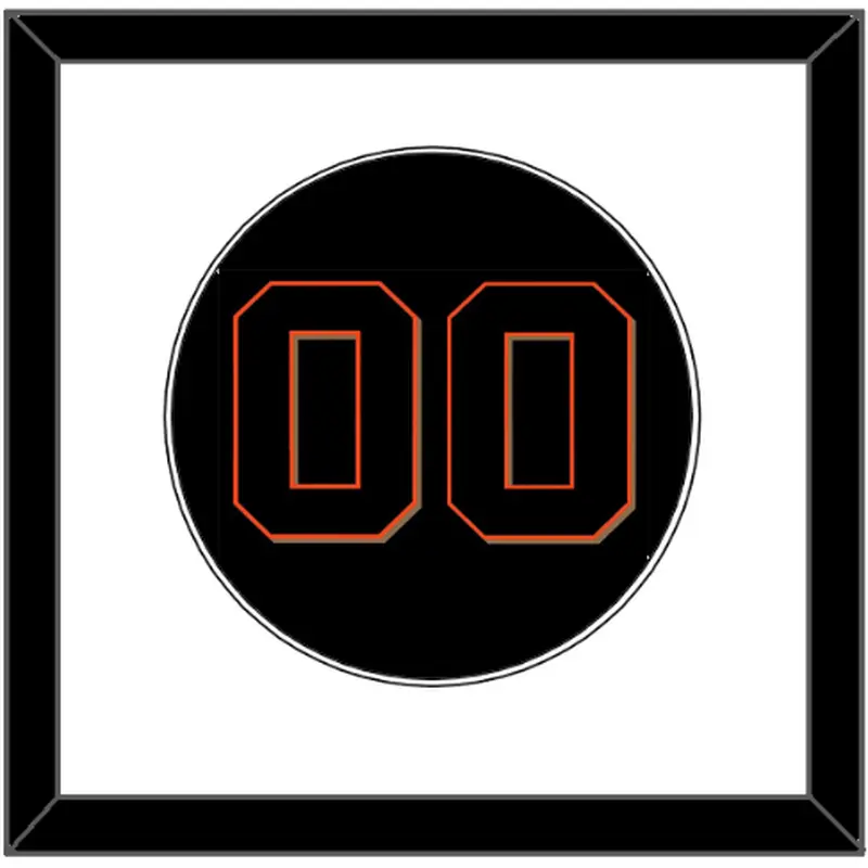 San Francisco Number - Alternate Black (2001-2002) - Single Mat 1