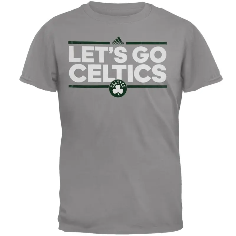 Boston Celtics - Tip Off Let's Go Celtics Adidas Mens T Shirt