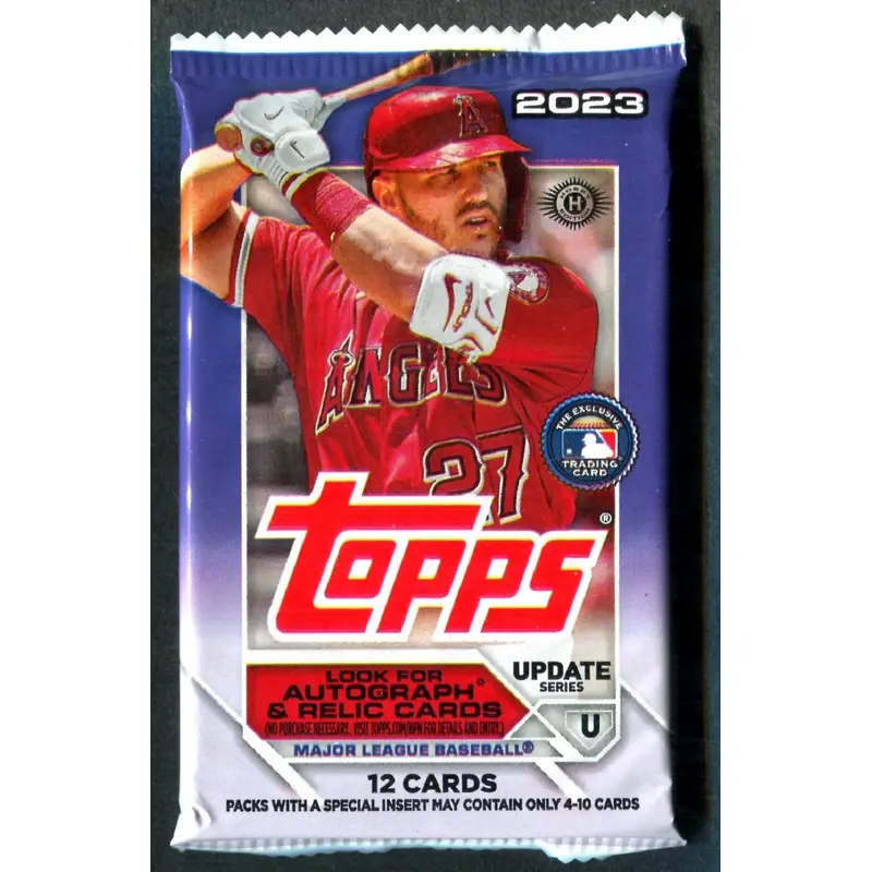 2023 Topps Baseball Unopened Update Series Pack (Hobby) (12)