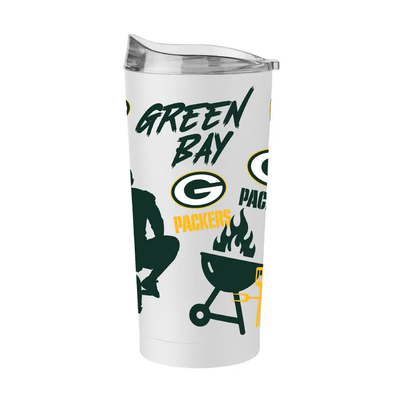 Green Bay Packers 20oz Native Powder Coat Tumbler