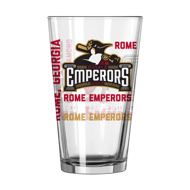 Rome Emperors 16oz Spirit Pint Glass