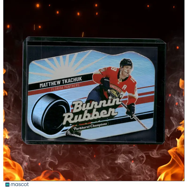 2023-24 Parkhurst Champions Matthew Tkachuk Burnin' Rubber #BR-20