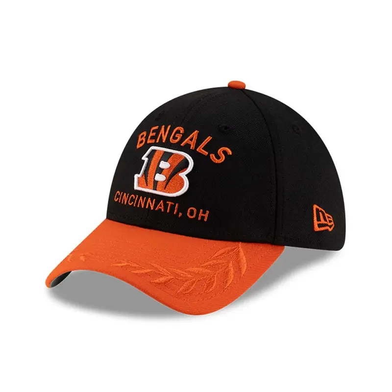 Cincinnati Bengals NFL Draft 2025 Black 39THIRTY Stretch Fit Cap