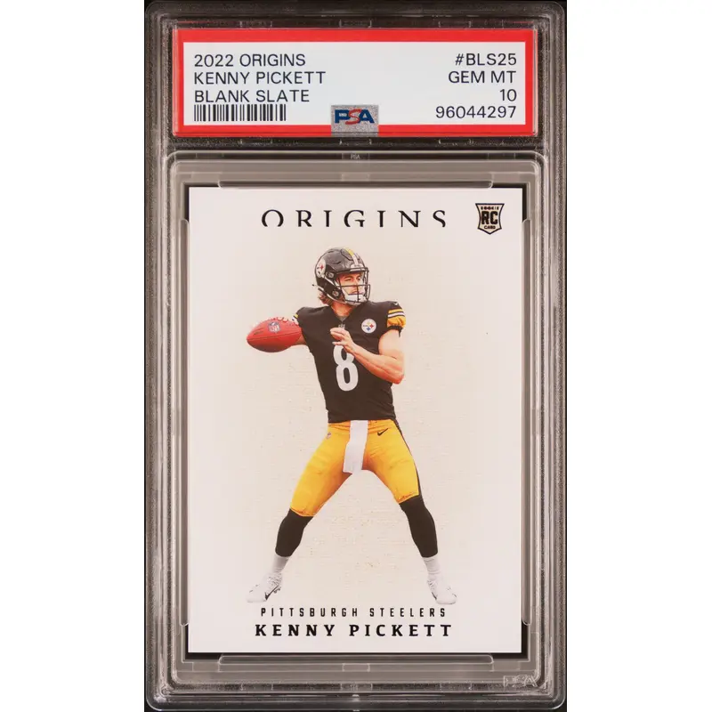 Kenny Pickett 2022 Panini Origins Blank Slate PSA 10 Gem Mint