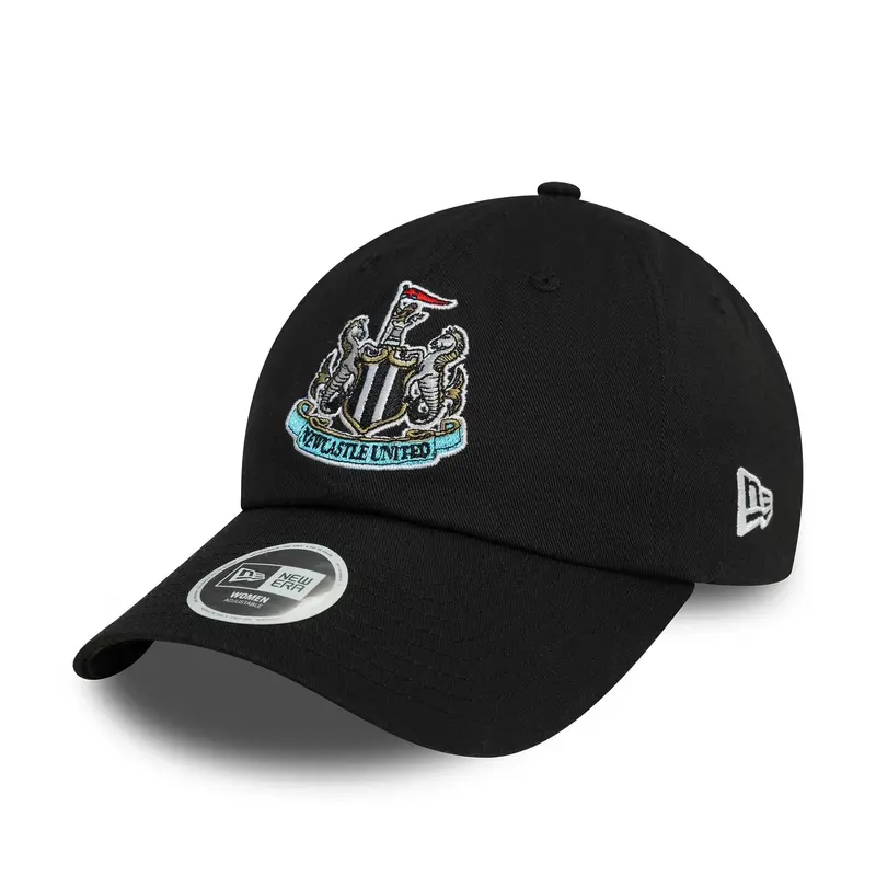 Newcastle United FC Womens Core Black Open Back Adjustable Cap