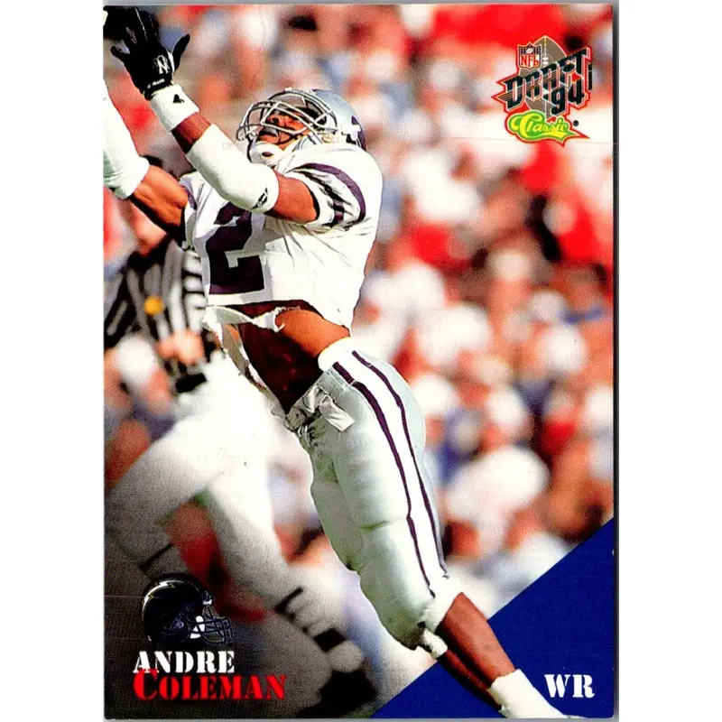 1994 Classic NFL Draft Andre Coleman #9