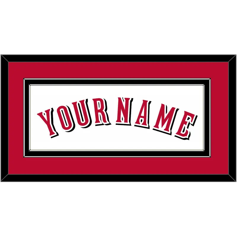 Cincinnati Name - Home White - Double Mat 2