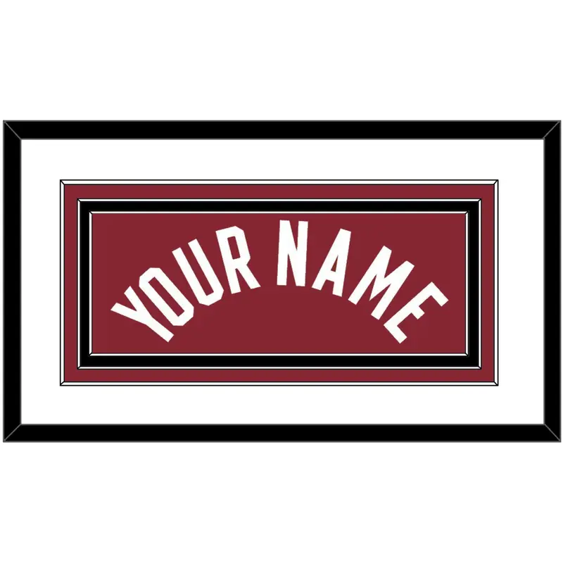 Miami Name - Red Statement - Triple Mat 2