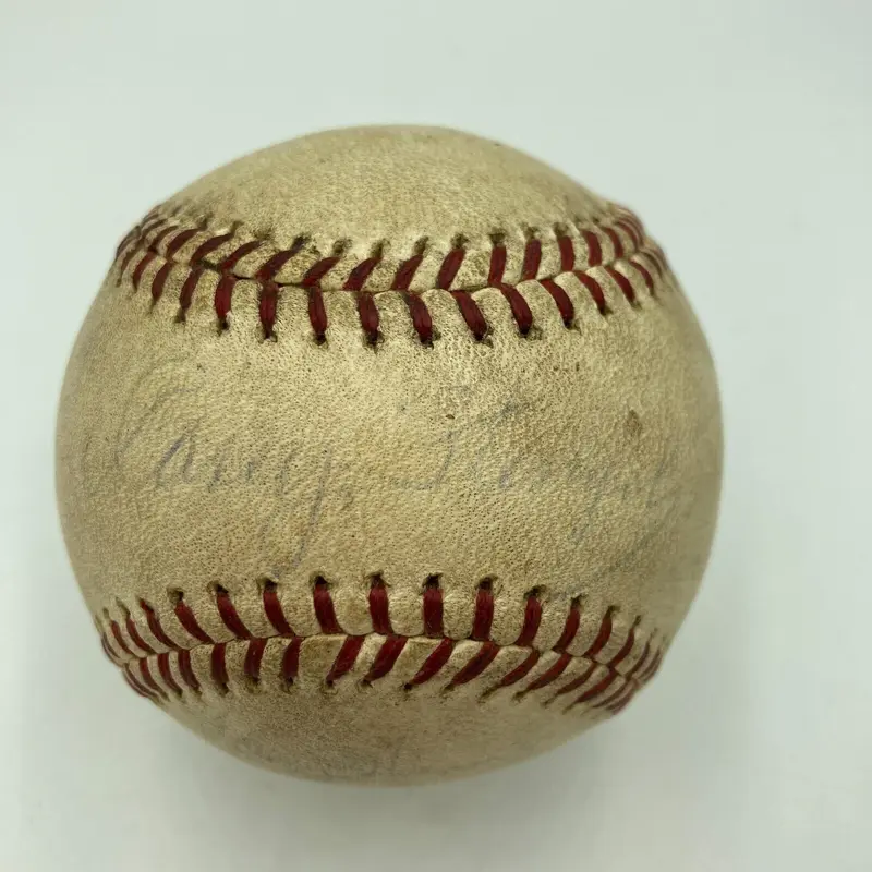 Casey Stengel 1963 New York Mets Multi Signed Game Used Baseball JSA COA