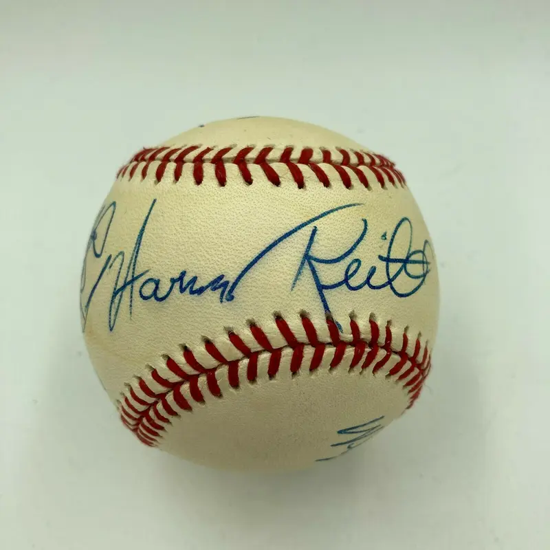 Johnny Depp, Harvey Keitel, Peter Boyle & Julie Brown Signed Baseball JSA COA