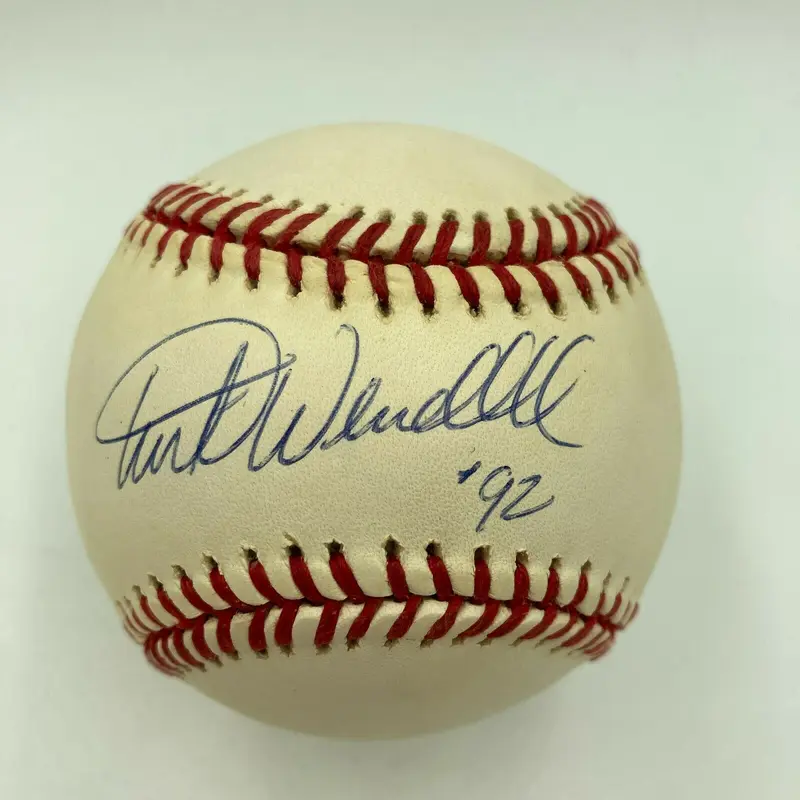 Turk Wendell Signed Autographed Official National League Baseball