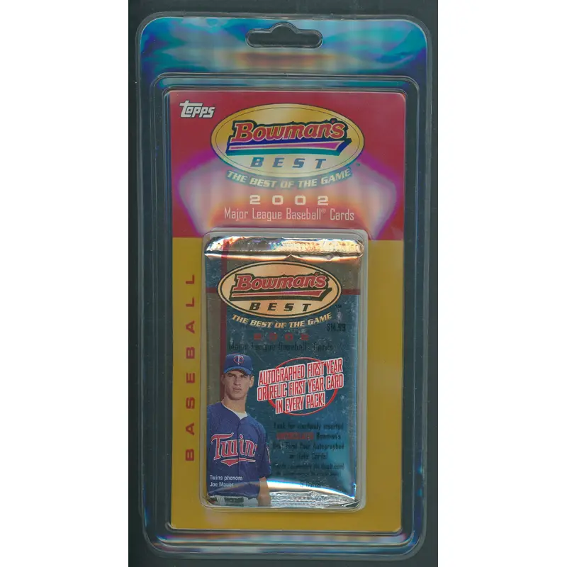 2002 Bowman's Best Baseball Blister Pack