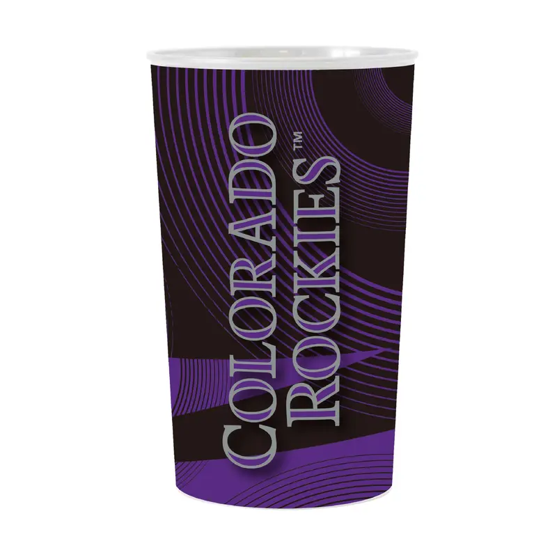 Colorado Rockies 4pk Geometric 22oz Hardwall Cup