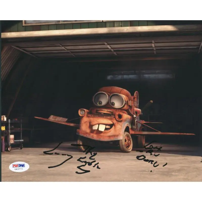Larry The Cable Guy Cars Signed Authentic 8X10 Photo Autographed PSA/DNA #U43770