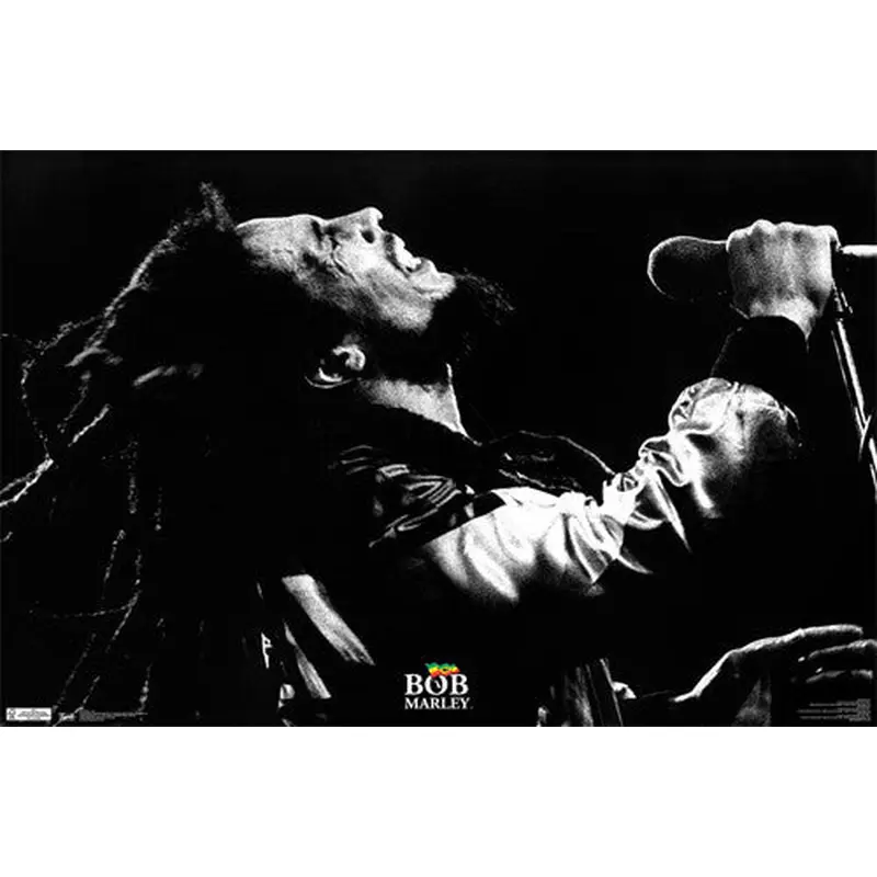 Bob Marley "Live In Concert" Reggae Music Superstar Poster - Trends International