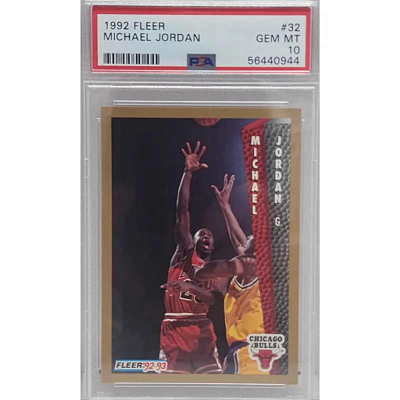 Michael Jordan 1992 Fleer #32 PSA 10 Gem Mint 0944