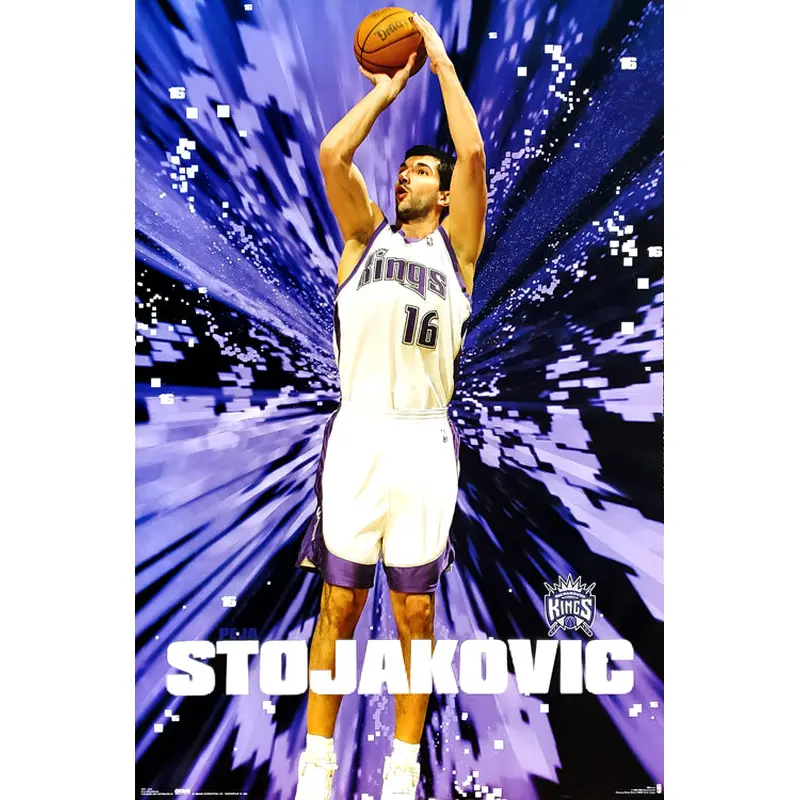 Peja Stojakovic "In the Zone" Sacramento Kings Poster - Costacos 2005