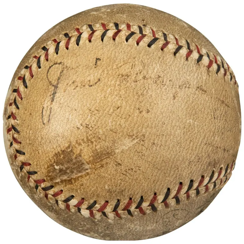 1920's Jim Thorpe Signed Game Used Official National League Baseball PSA DNA COA