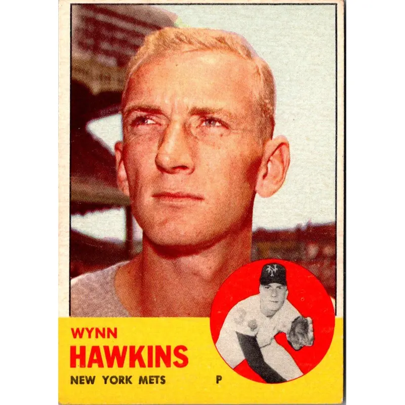 1963 Topps Wynn Hawkins #334 VG-EX