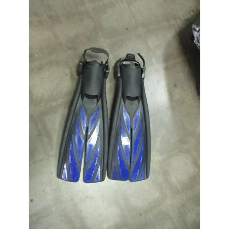 Used Atomic Aquatics Open Heel Scuba Diving Split Fins Adult Size Medium