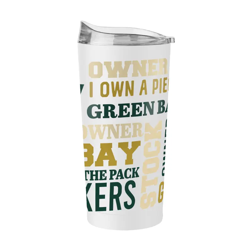 Green Bay Packers 20oz Shareholder Spirit Powder Coat Tumbler