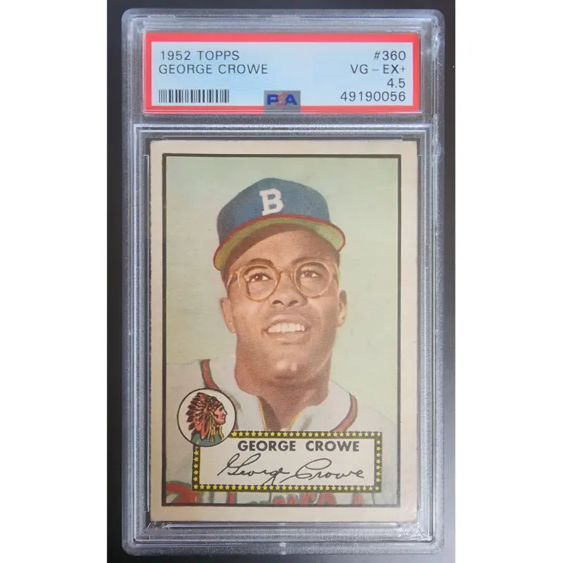 George Crowe 1952 Topps #360 PSA 4.5
