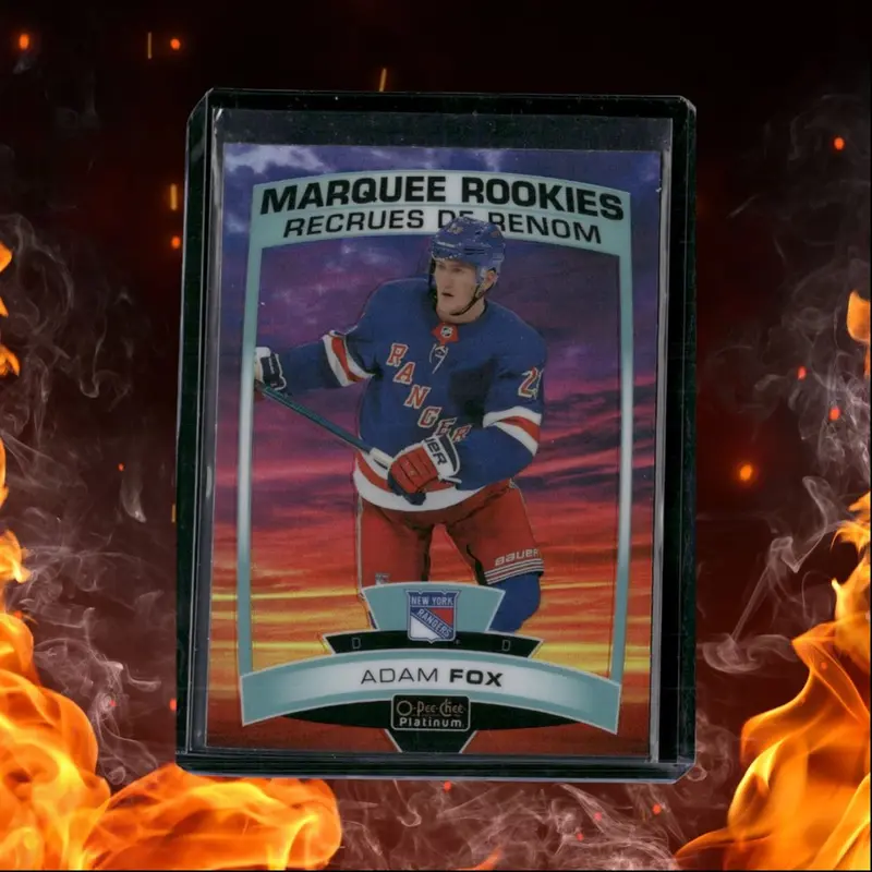 2019-20 O-Pee-Chee Platinum Adam Fox Sunset Marquee Rookie #178