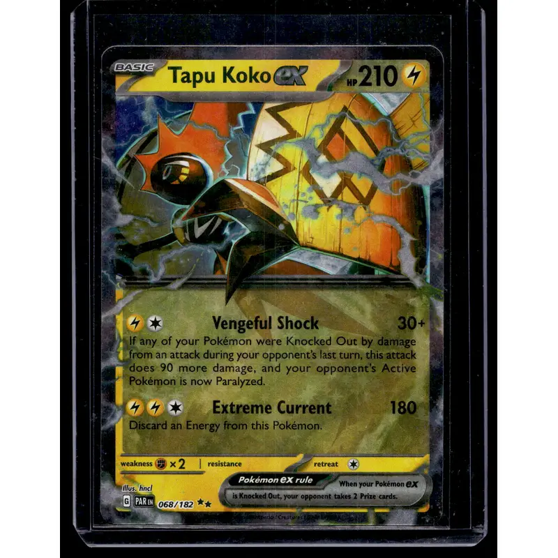 2023 Pokemon - Scarlet & Violet - Paradox Rift - Tapu Koko ex #068