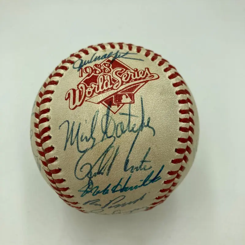 1988 Los Angeles Dodgers World Series Champs Team Signed Baseball JSA COA