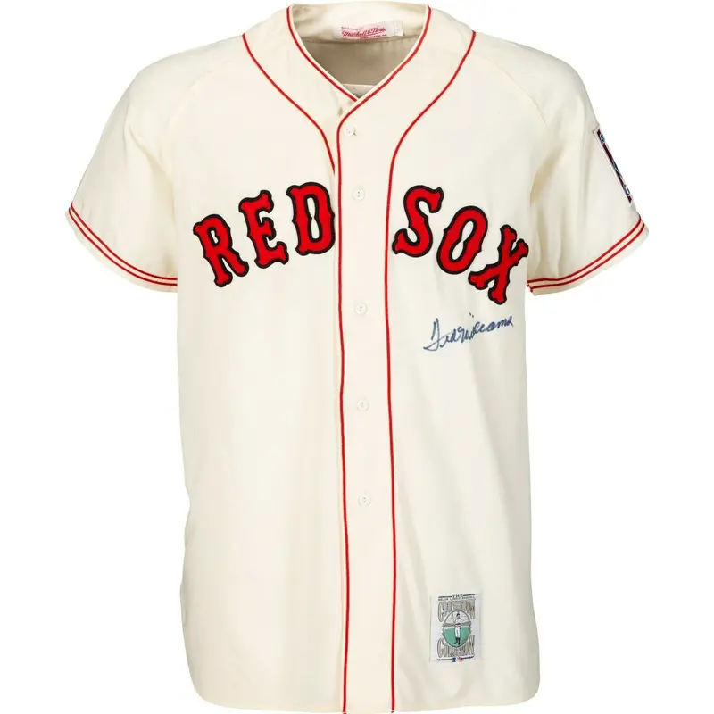 Mint Ted Williams Signed 1939 Boston Red Sox Rookie Jersey PSA DNA COA