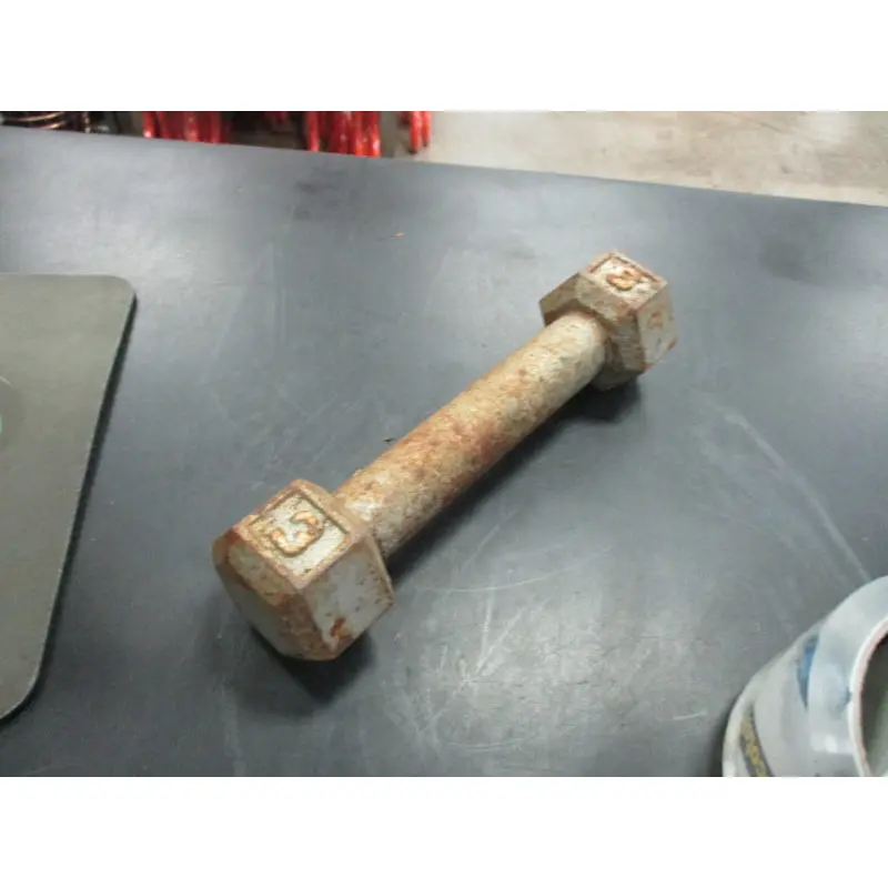 Used 3 LB Cast Iron Dumbbell