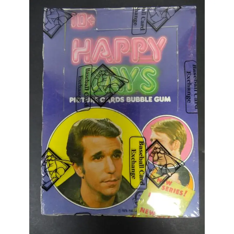 1976 OPC O-Pee-Chee Happy Days Unopened Wax Box (Authenticate)