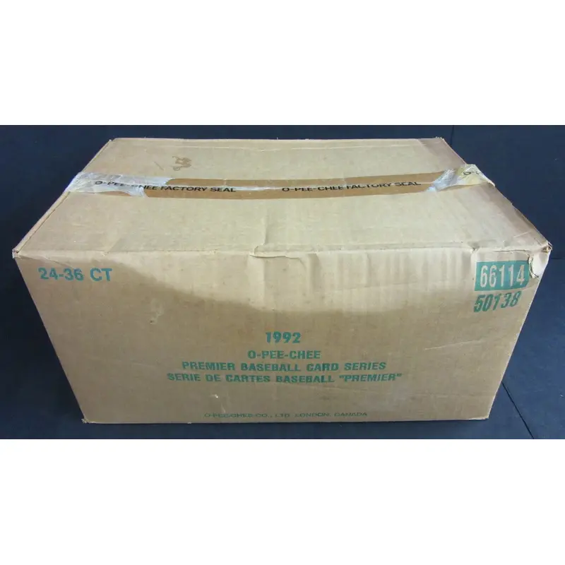 1992 OPC O-Pee-Chee Premier Baseball Case (24 Box)