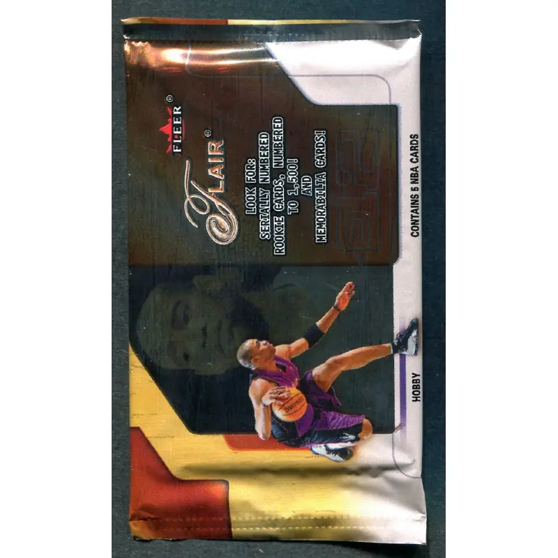 2001/02 Fleer Flair Basketball Unopened Pack (Hobby) (5)