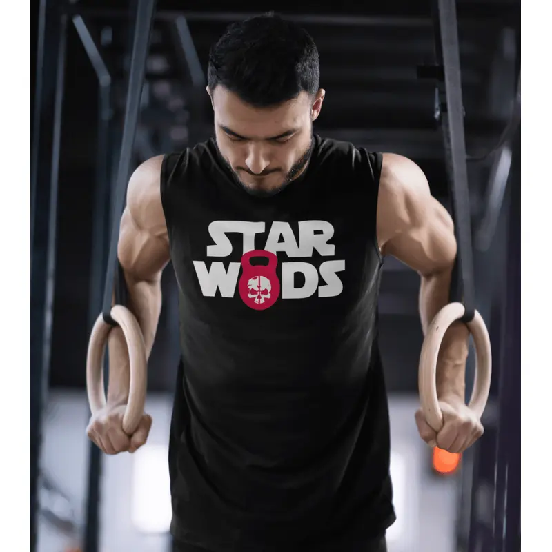 Men's Star Wods Muscle Tank T-shirt Wod Armour | Kibi Sports
