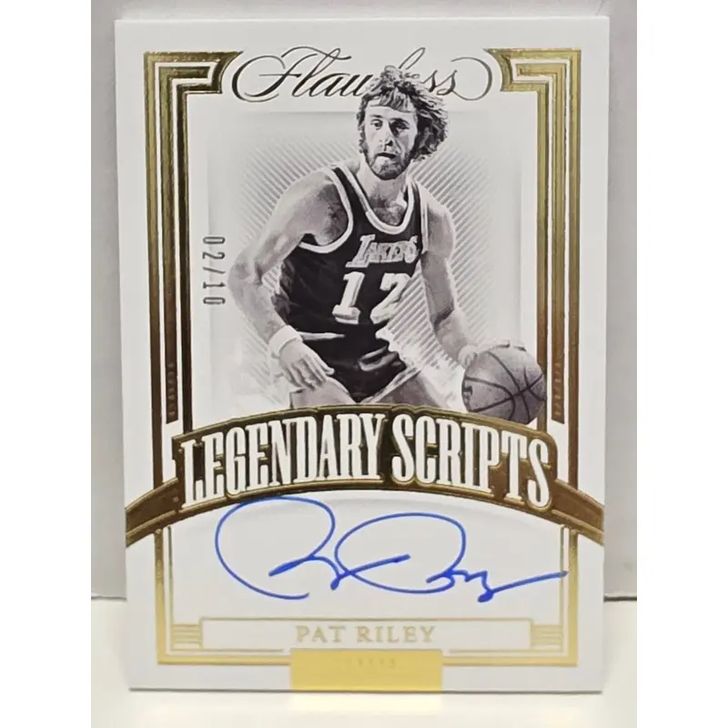 Pat Riley 2021 Panini Flawless Gold Autograph #2/10