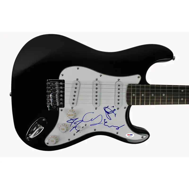 X Ambassadors (4) C Harris, S Harris, Levin & Feldshuh Signed Guitar PSA AA00276