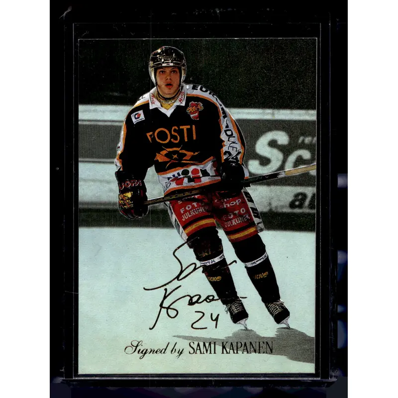1995-96 Sisu Limited - Signed and Sealed - Sami Kapanen #1