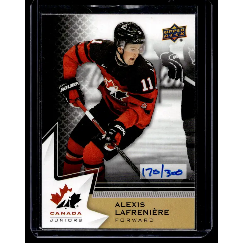 2020-21 Upper Deck Fall Expo VIP - Team Canada Juniors - Alexis Lafrenire #AL /300 RY